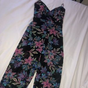 Guess floral jumpsuit